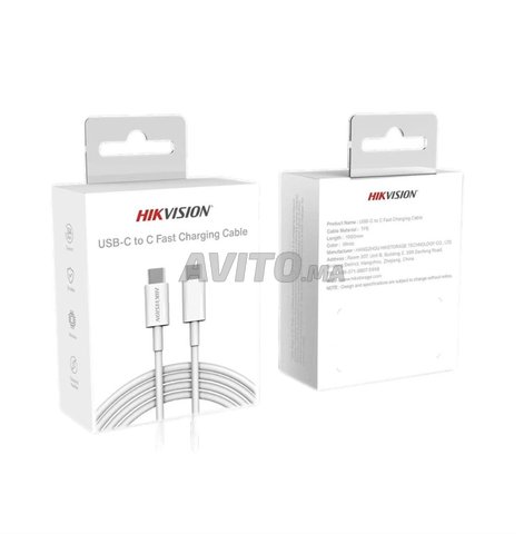 Cable Type C Hikvision 60W 1m 3A