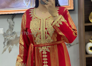 قفطان بثوب كريب صقلي 