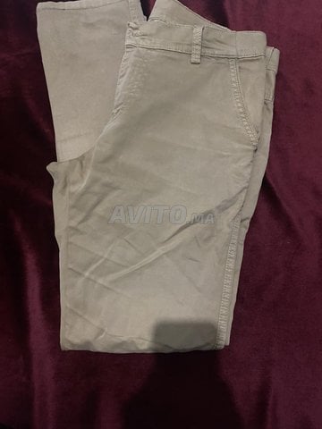 pantalon la toile Beige homme taille 33