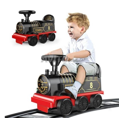 Train électrique à chevaucher 