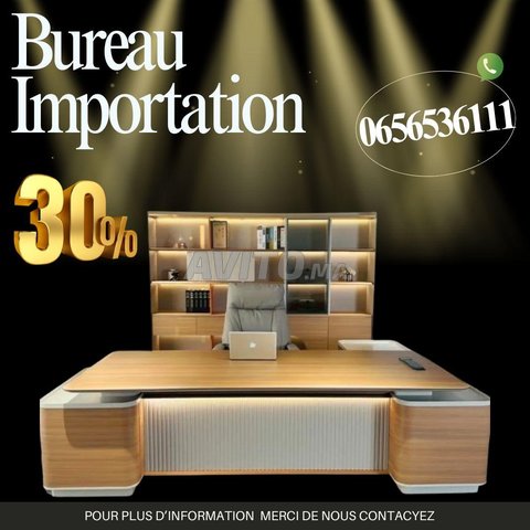👑💼 Bureau Présidentiel – Puissance et Élégance