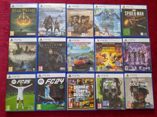 jeux CD playstation 5 