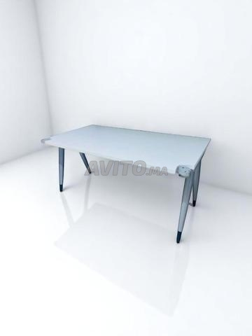 Bureau blanc Steelcase 160x80cm