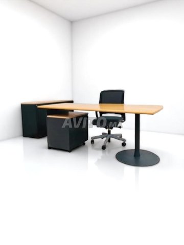 مكتب إدارة خشب خام 180 سم