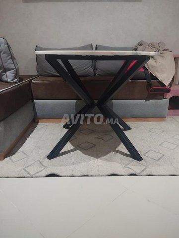 table a manger en marbre portugais 90 cm