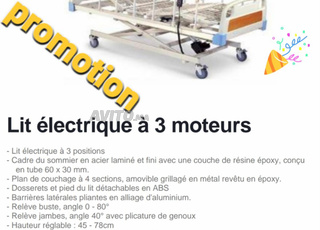 Lit medical Electrique avec matela a air 