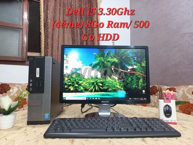 Dell i5 4éme /8Go Ram/ 500 HDD/ Ecran 19 pouce