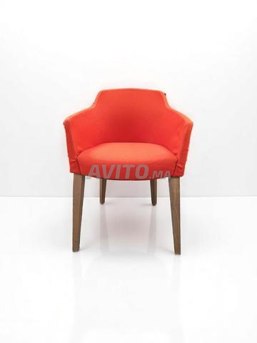 Chaise Rembourrée en Tissu – Idéale pour Salle d’Attente, Café ou Espaces de Détente - 2
