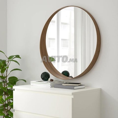 miroir noyer 80cm 
