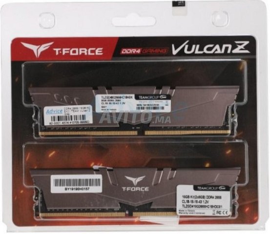 TeamGroup VULCAN Z GRIS (2x 8Go) DDR4 3200MHz CL16