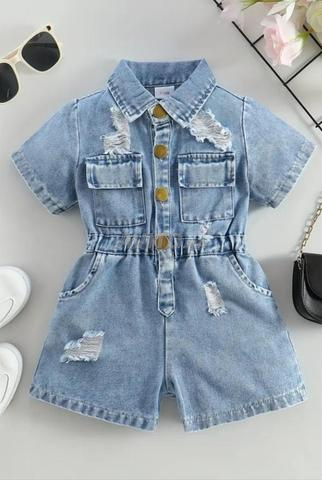 بدلة صيفية جميلة جدا من جينز بتصميم راقي💯💯