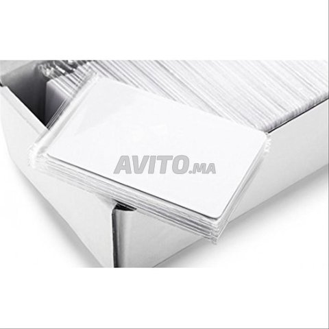 Carte Mifare RFID 1K 13.56MHZ blanche sans code