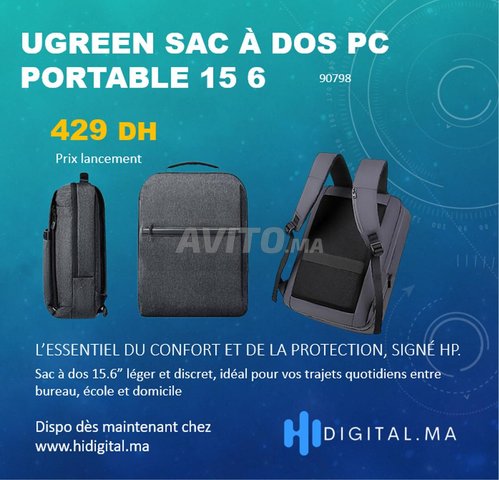 Ugreen Sac à dos PC Portable 15 6