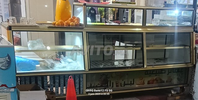frigo présentoir en aluminium 