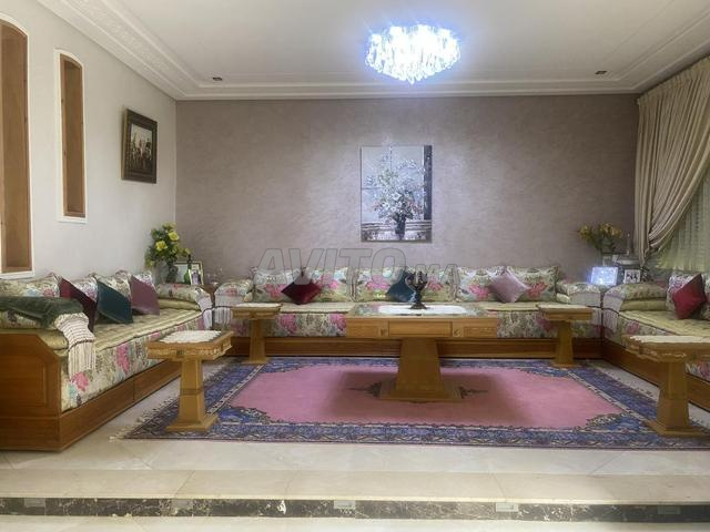  ‏صالون مغربي بلدي البهجة خشب الأرز