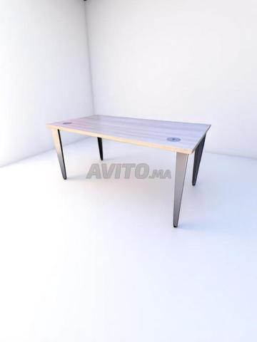 Bureau droit Magencia chêne 160x80cm