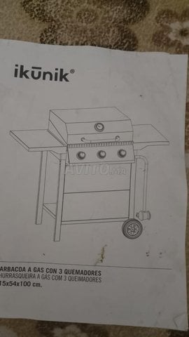 Barbecue à gaz Ikunik - 3 brûleurs