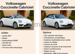 volkswagen coccinelle cabriolet