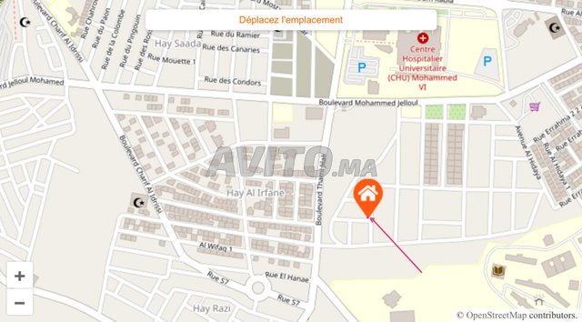 Terrain de Villa chouka à la Colline Oujda