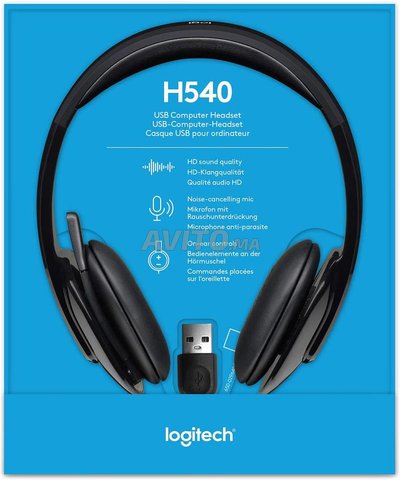Casque Logitech USB H540 Noir – Micro & Confort