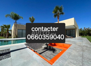 Villa de luxe avec piscine jardin route ourika 