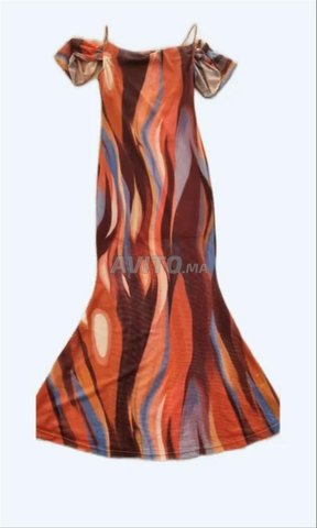 Robe couleur ambré
