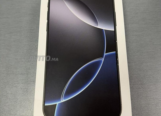 Iphone 16 pro black neuf boite fermé 