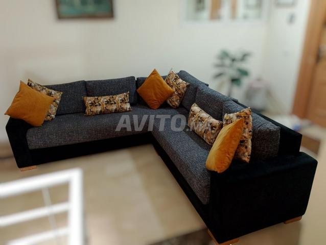 salon tapisserie en L - 2