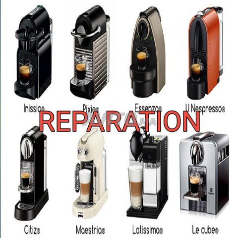 Réparation cafetières Nespresso Dolce Gusto