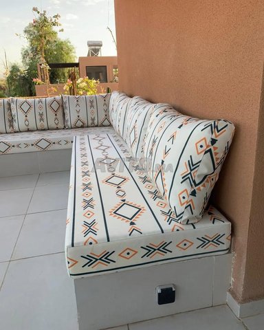Coussins d’assise et de dossier pour extérieur
