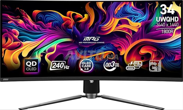 MSI MPG 341CQPX QD-OLED 34-inch Curved OLED