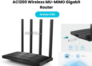 TP-Link Archer C6U Maroc Bon Prix LinkMaroc.com