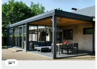 pergolas bois aluminium peinture à petits prix 