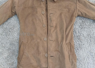 Veste Columbia homme–Marron effet daim