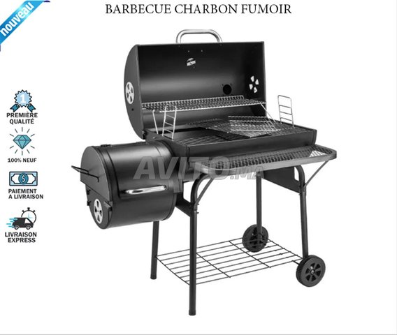 Barbecue Charbon Fumoir Avec Cendre