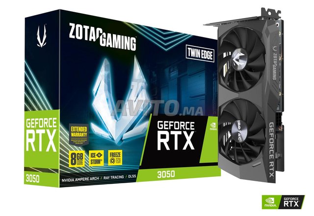 carte graphique zotac RTX 3050 8GB VRAM