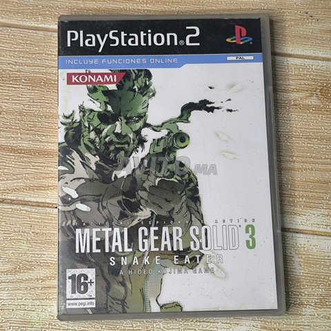 Metal gear solid 3 Ps2 sans notice
