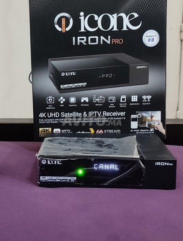 Récepteur icone iron pro 4K 