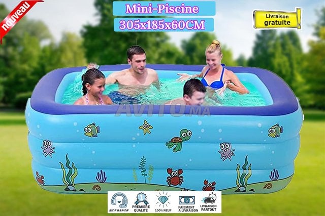 Mini Piscine D'Enfants 305 x185 x 60 CM