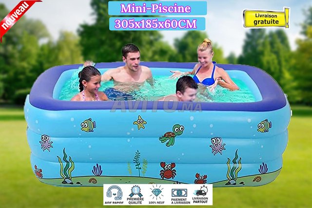 Mini Piscine D'Enfants 305 x185 x 60 CM