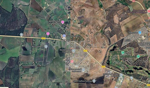 أرض فلاحية مسجلة قرب تجزئة سكنية