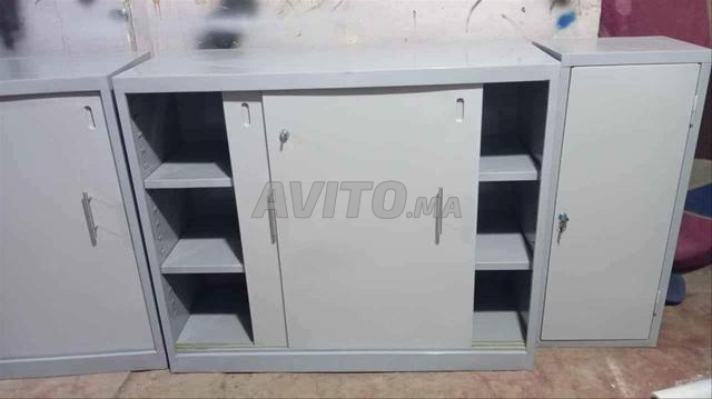 armoire métallique porte coulisse