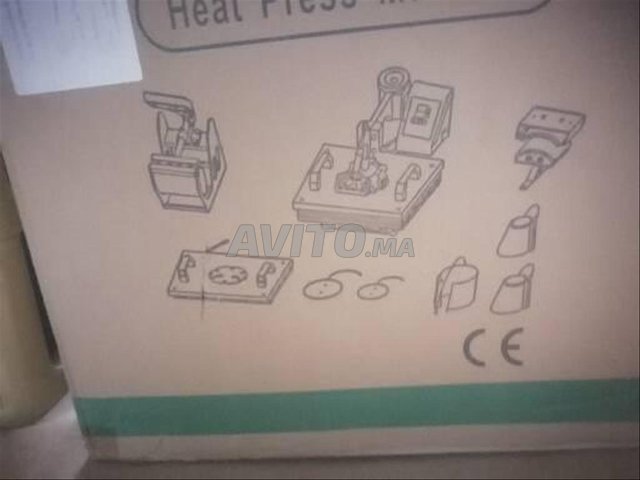 Sublimation الطباعة طابعة حرارية مع الكؤوس و ورق