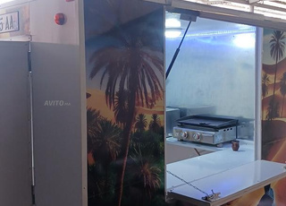 remorque food truck prêt à l'emploi 