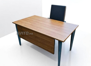 Bureau droit Ronéo 140x80cm