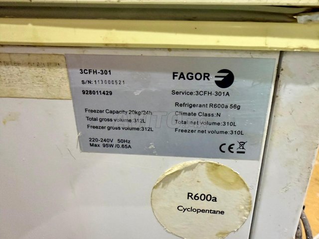 frigo refrigerateur fagor