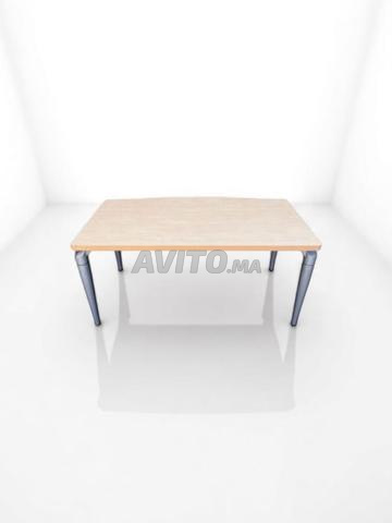 Bureau droit Sammas 160x80cm plateau 30mm
