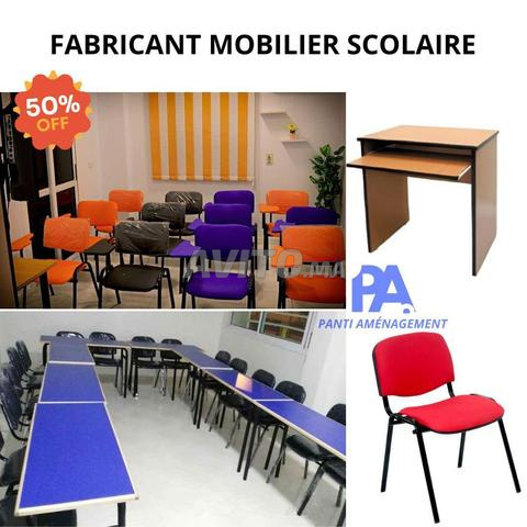 Mobilier scolaire \table individuelle avec casier 