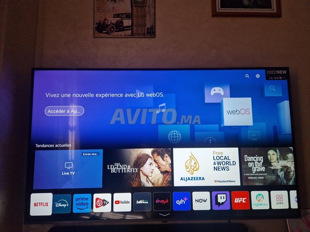 télévision LG série 8  55 pouces 