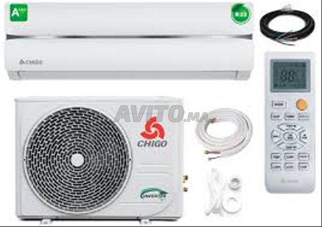 clim chigo avec son moteur 9000btu